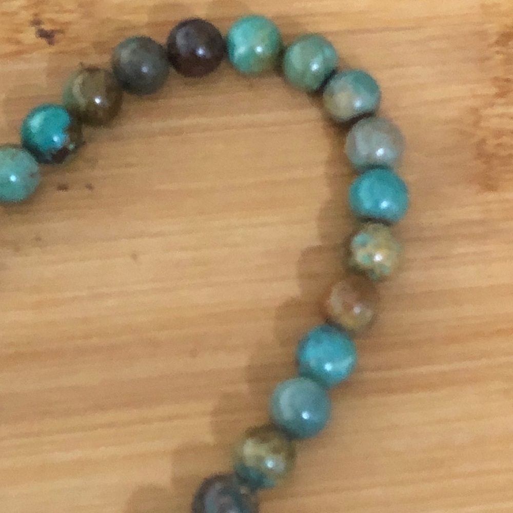 $98 Jay King Estate Turquoise Necklace Sterling Silver Marked DRT 925 CHINA - Picture 5 of 7